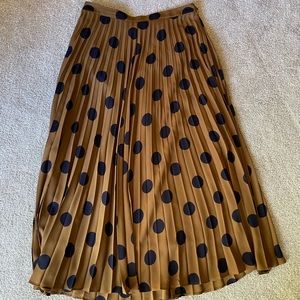Boden Polka Dot MIDI Skirt in Size 8